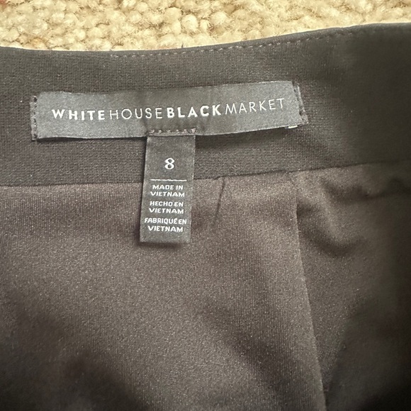 Flannel Panel Skirt w/ Faux Leather Trim size 8 (157) - Picture 2 of 8